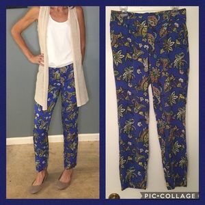 LOFT Vibrant Floral Pants